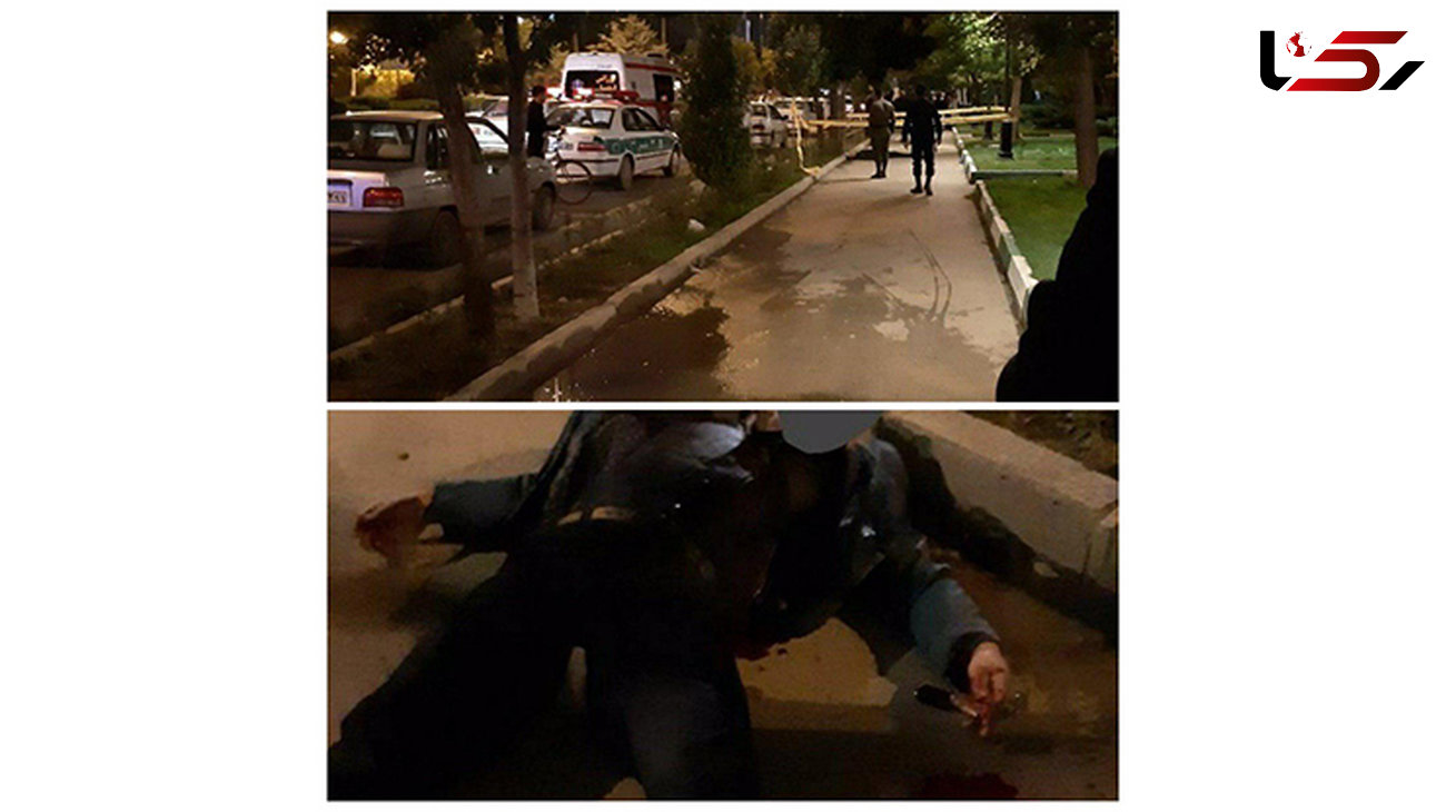عکس 16+ /  کشته شدن مرد اردبیلی توسط یک زن و مرد در مقابل دانشگاه / شب گذشته رخ داد