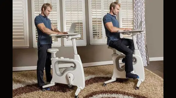 پشت میز کار خود دوچرخه سواری کنید! +عکس