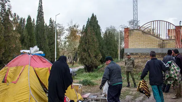 سرنوشت شوم چادرنشینی یک زوج در پارک جنگلی اراک + تصاویر