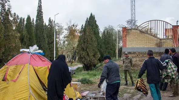 سرنوشت شوم چادرنشینی یک زوج در پارک جنگلی اراک + تصاویر