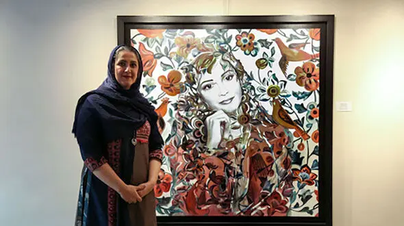 این خانم هنرمند ایرانی ۸ سال پیش کرونا را نقاشی کرده بود! + عکس