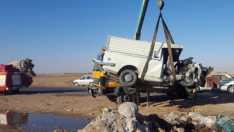 سانحه رانندگی با دو کشته در مشهد