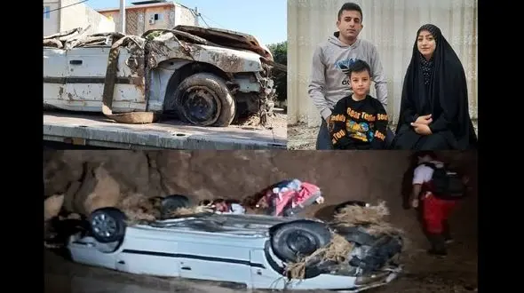 معجزه در سیل برای مرد مازنی که خبر مرگش را داد! + عکس و آخرین مکالمه با همسر 