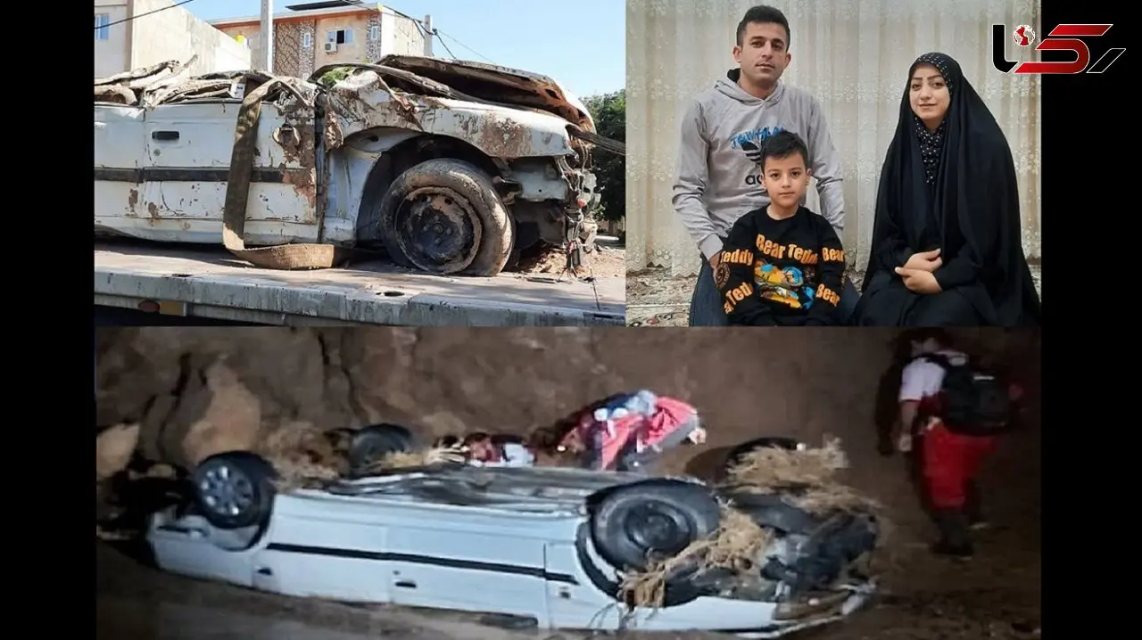 معجزه در سیل برای مرد مازنی که خبر مرگش را داد! + عکس و آخرین مکالمه با همسر 