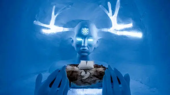 تصاویر دیدنی از هتل یخی در سوئد