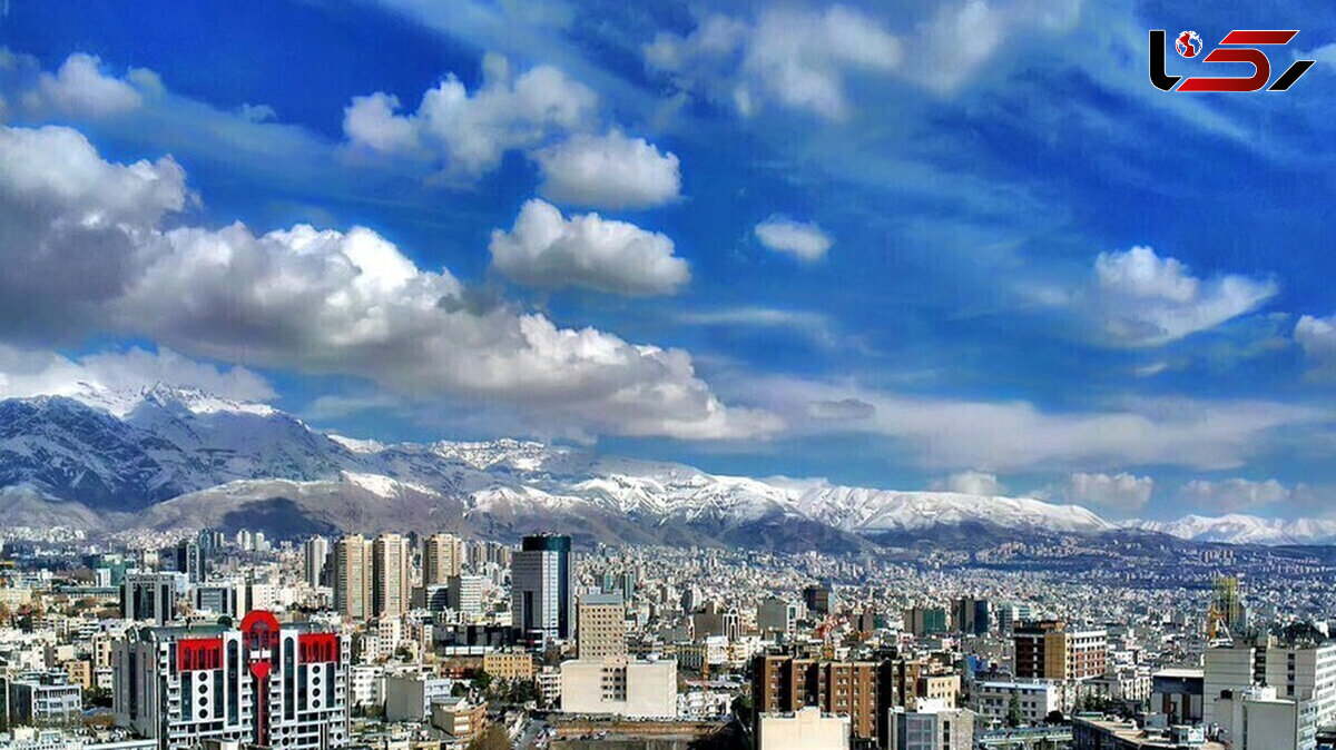 شاخص کیفیت هوای تهران روی عدد 62