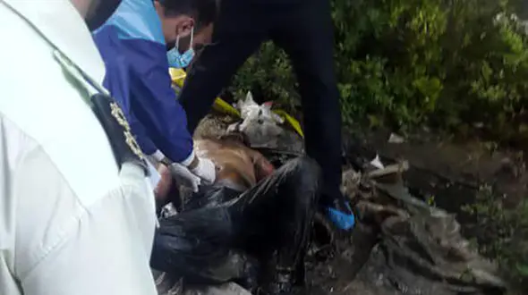 پیدا شدن جسد کرم خورده یک مرد در اتوبان صدر تهران / عصر امروز رخ داد+ عکس جسد