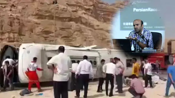 علت پنهانِ واژگونی مرگبار اتوبوس در جاده عسلویه - سیراف/ مصطفی حجازی: در ایران آموزش‌های تخصصی پس از گواهینامه تقریباً نداریم / با آموزش اجباری می‌توان تا ۴۰ درصد تصادفات را کاهش داد + فیلم