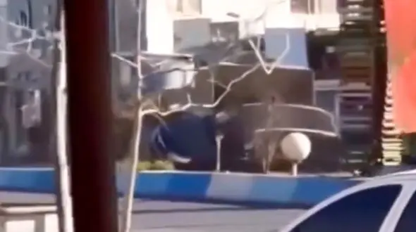 فیلم صحنه هالیودی پرواز سانتافه در رویان شهرستان نور