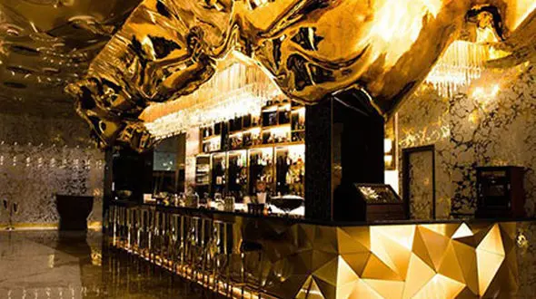 گران ترین نوشیدنی عرب ها در رستورانی از جنس طلا+تصاویر