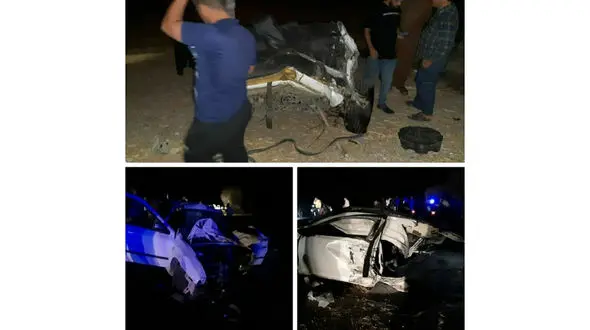 فیلم دلخراش از صحنه کشته و زخمی ها روی زمین در تاریکی شب / در دهلران رخ داد