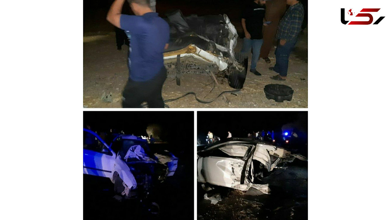 تراکتور اپتیما و سمند را نابود کرد / 9 کشته و زخمی در جاده اندیمشک - دهلران +تصاویر