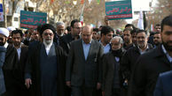 حضور قالیباف در راهپیمایی 22 بهمن