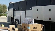 مسافران این اتوبوس در اصفهان کالاهای قاچاق بود!