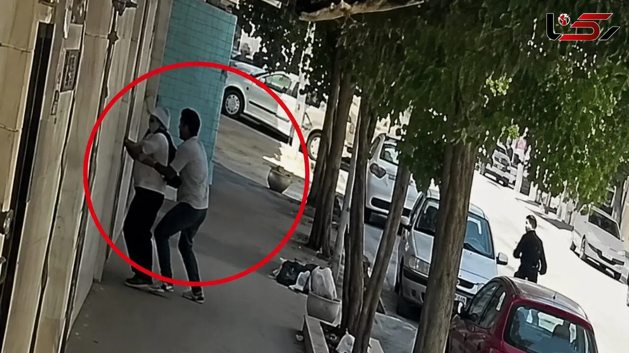 فیلم جدال دختر جوان مشهدی با موبایل قاپ در خیابان