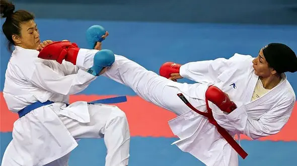 معرفی نفرات برتر روز نخست مسابقات کاراته قهرمانی کشور در رده پایه دختران