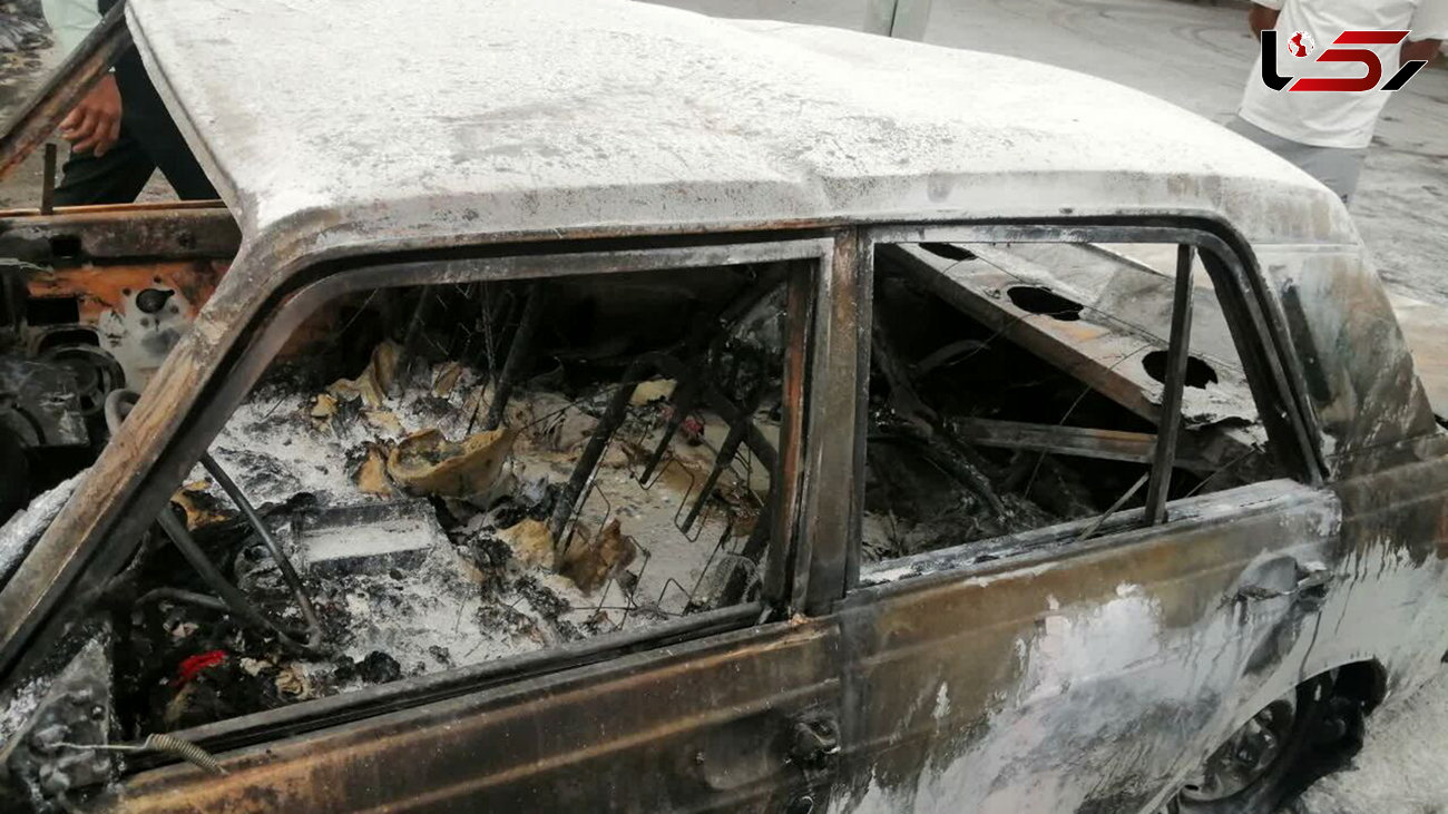 زنده زنده سوختن 3 مرد در تصادف 2 خودروی سوخت در کرمان + جزییات