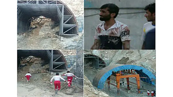 3 کشته در ریزیش تونل گردنه چری /  آخرین جسد از زیر آوار بیرون کشیده شدت+عکس