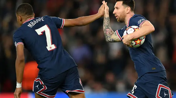 گل اول پاری سن ژرمن برابر لنس توسط مسی(ویدیو)