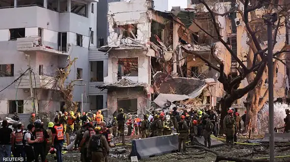  اصابت موشک ایرانی در نزدیکی خانه وزیر دارایی اسرائیل