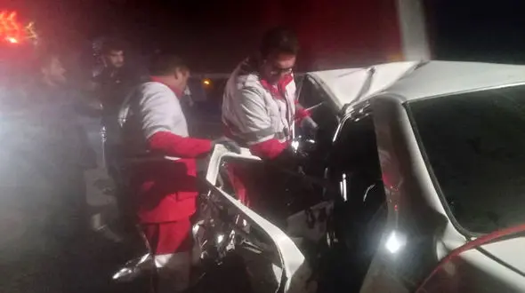 5 کشته و زخمی در تصادف پژو پارس و آریزو در جاده خوی + جزییات