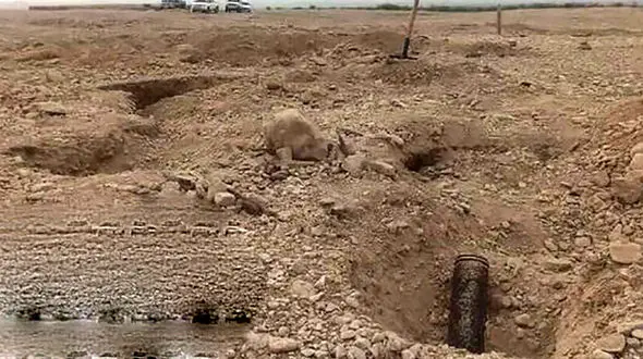 فیلم باورنکردنی از کشف گلوله های جنگی در دهلران