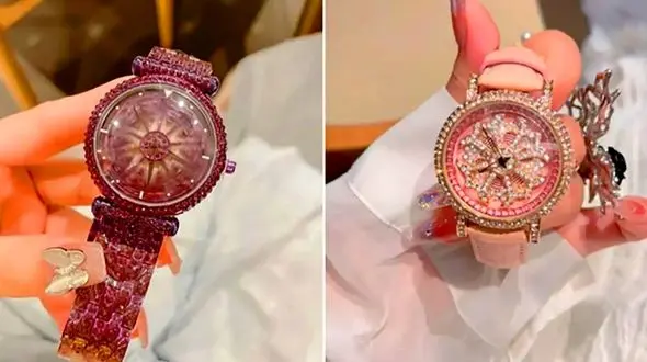 مدل‌ های پیشنهادی ساعت مچی دخترانه صورتی؛ ترکیب رزگلد و صورتی مات