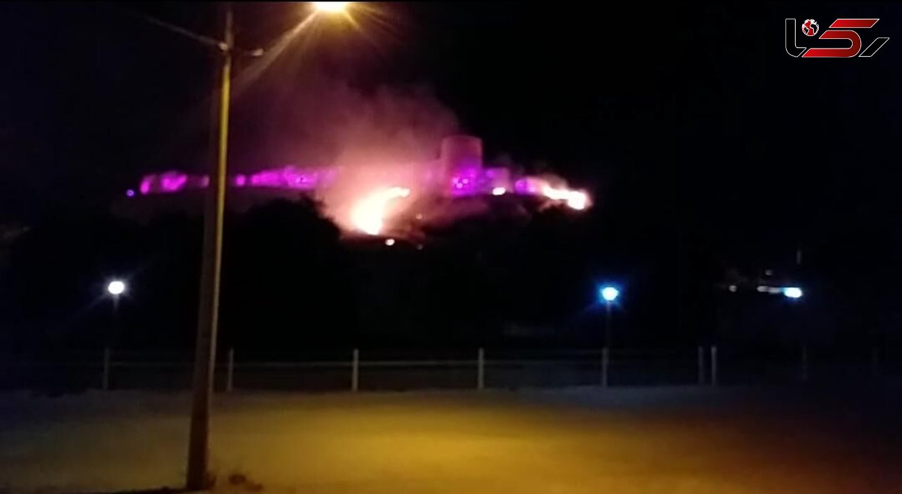 آتش‌سوزی در قلعه تاریخی قلعه‌تل مهار شد