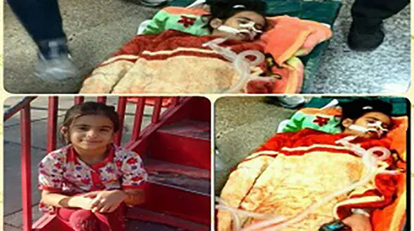 تایید مرگ دختربچه 8 ساله با تزریق اشتباه در گلستان + عکس 