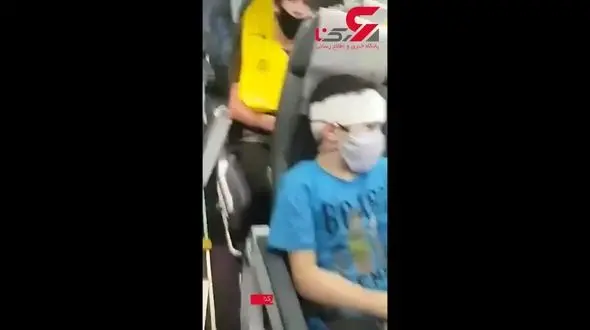 فیلم جدید از داخل هواپیمای ماهان پس از مزاحمت ۲ جنگنده امریکایی