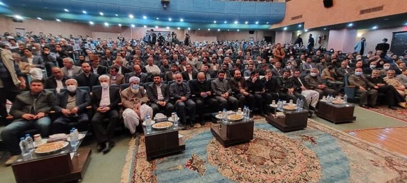 احمد وحیدی وزیر کشور در جمع مردم سیستان و بلوچستان