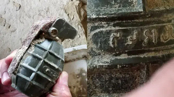 نارنجک جنگی 42 ساله اینجا چه می کرد ! / چوپان از انفجار چهل تیکه جلوگیری کرد !