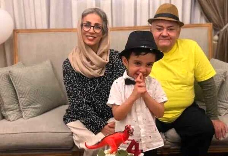 تولد نوه اکبر عبدی