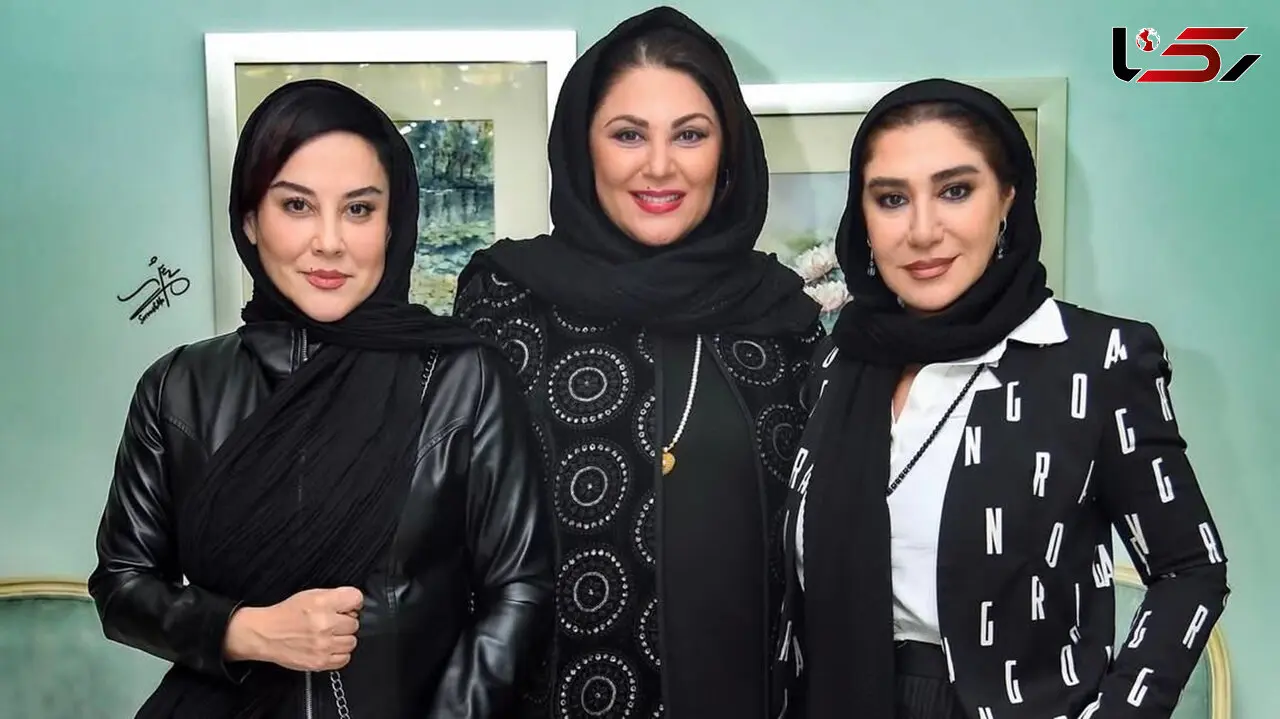 عکس های دورهمی خانم  بازیگران ایرانی با لباس های شیک و مدلینگی شان /  این آقای بازیگر این وسط چیکار میکنه ؟! 