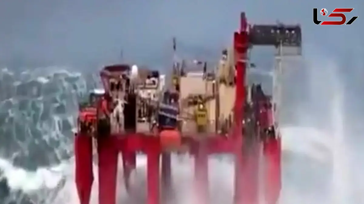 فیلم بزرگ ترین سکوی نفتی جهان در دل اقیانوس