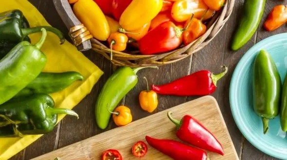 فلفل سرشار از ویتامین ث