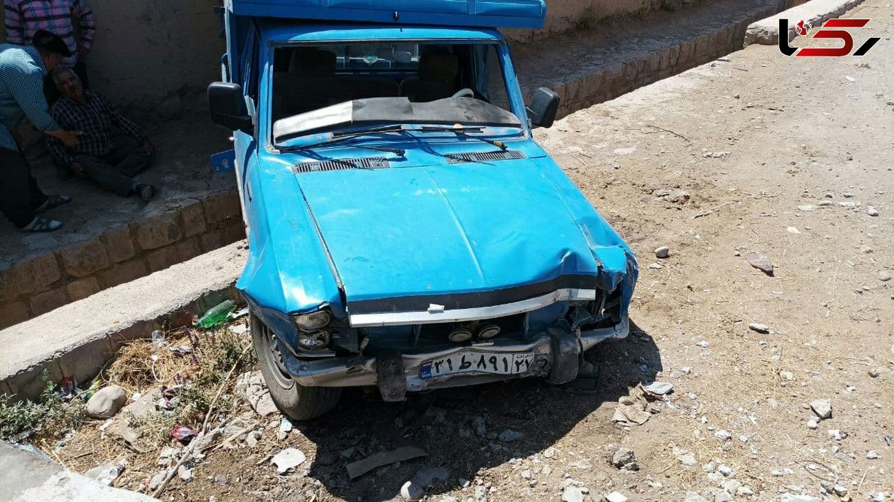 تصادف در ورودی خطر ناک روستای پاشابیگ هشترود 
