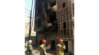 آتش سوزی هولناک یک خانه درجنوب تهران + عکس