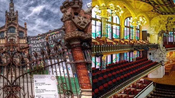 آشنایی با تالار موسیقی شگفت انگیز و رویایی در بارسلون +تصاویر دیدنی 