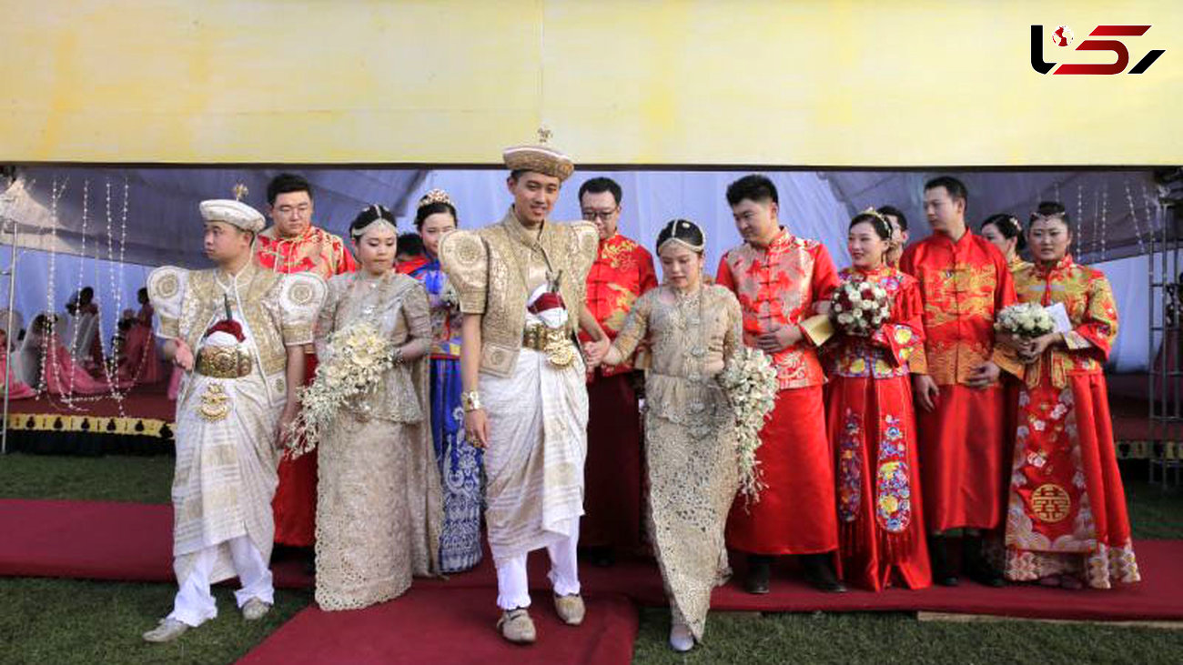 ازدواج سیاسی 50 زوج چینی و سریلانکایی + عکس