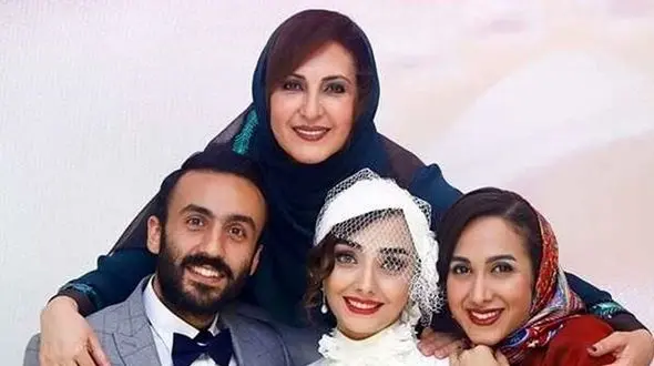 عکس آشنایی جالب عروس فاطمه گودرزی با همسرش / چقدر کوچولو بودیم ما ! + عکس ها 