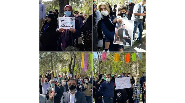 
تجمع هواداران احمدی‌نژاد در نارمک+عکس
