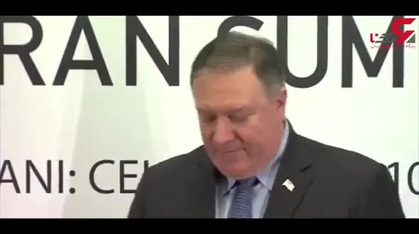 قطع سخنرانی وزیر خارجه آمریکا توسط حامیان صلح با ایران+فیلم