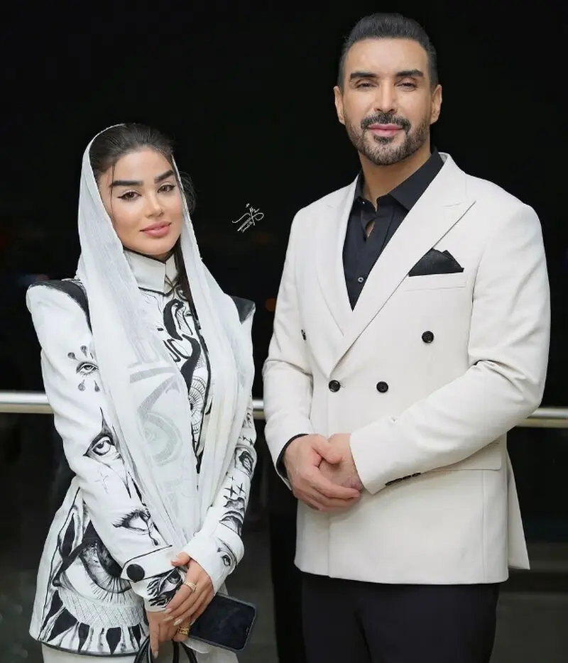 رضا ناصری و ملیکا توکلی