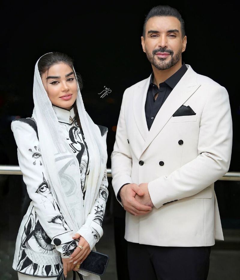 رضا ناصری و ملیکا توکلی