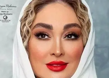 عکس / تغییر چهره  الهام حمیدی با حجاب عربی .../ مثل همیشه زیبا مثل همیشه خاص ...