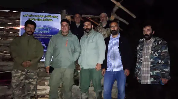 بازدید فرمانده یگان حفاظت محیط زیست از چادر گاوبانگی منطقه شکار ممنوع سوادکوه