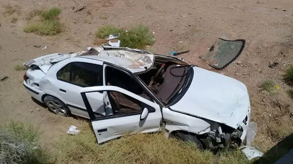 جان باختن 3 عضو خانواده در تصادف / اورژانس هوایی به پرواز درآمد + عکس