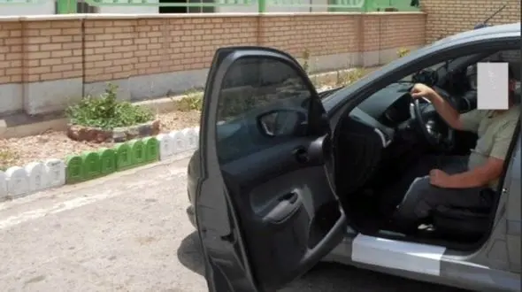 توقیف پژو با راننده 13 ساله در اصفهان