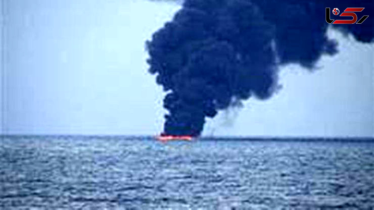 آتش سوزی یک فروند کشتی حوالی بندردیر